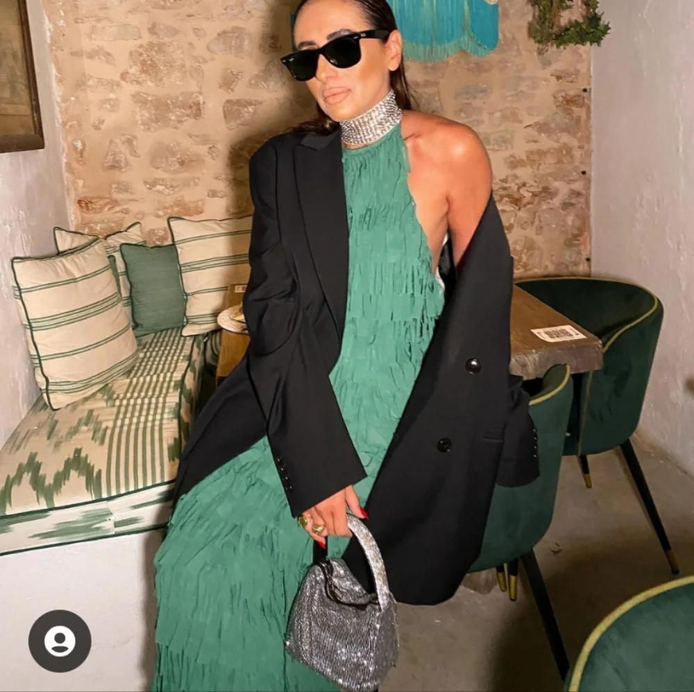 Zara Halter dress with fringe - Picture 7 of 11